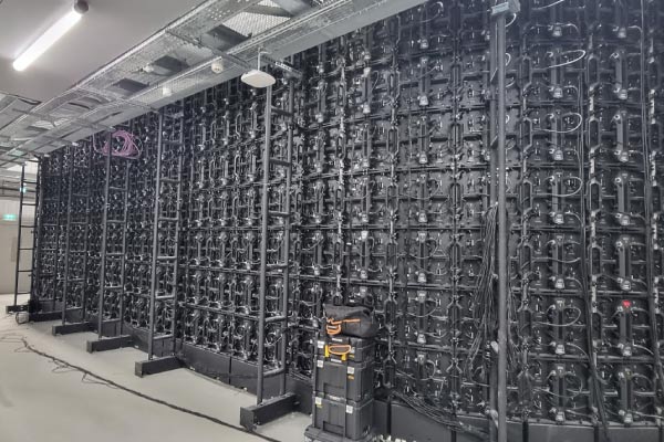 Découvrez la partie arrière des installations de murs leds